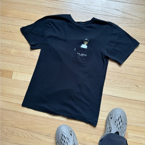 00s Vintage RIP N DIP X Lil Mayo Small Logo T-shirt Rare - Picture 2 of 7